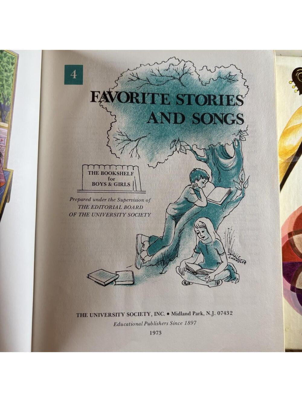 Vintage Bookshelf for Boys & Girls 6 Vol Set 1973 Illustrated HC - Picture 9 of 9